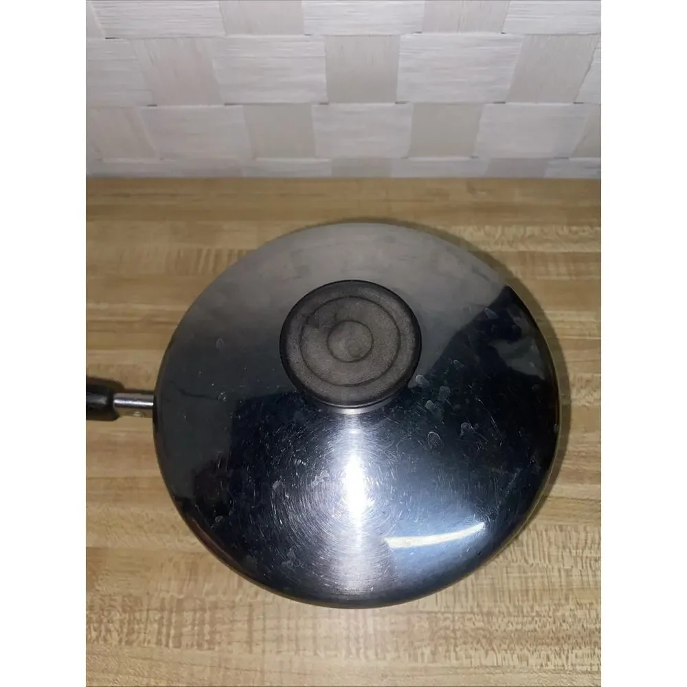 Revere Ware 1 QT Saucepan With Lid, Copper Bottom 1801 Clinton, IlL USA